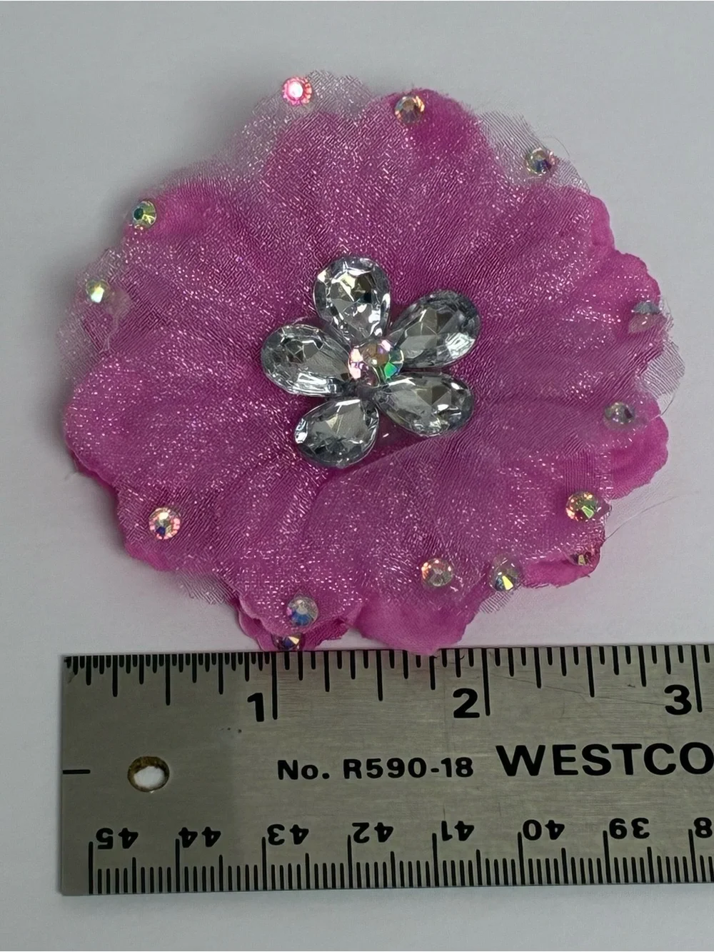Weissman Showtime Lilac Ballet Dance Costume 7/8 Hair Pin Pageant Sequin #18695